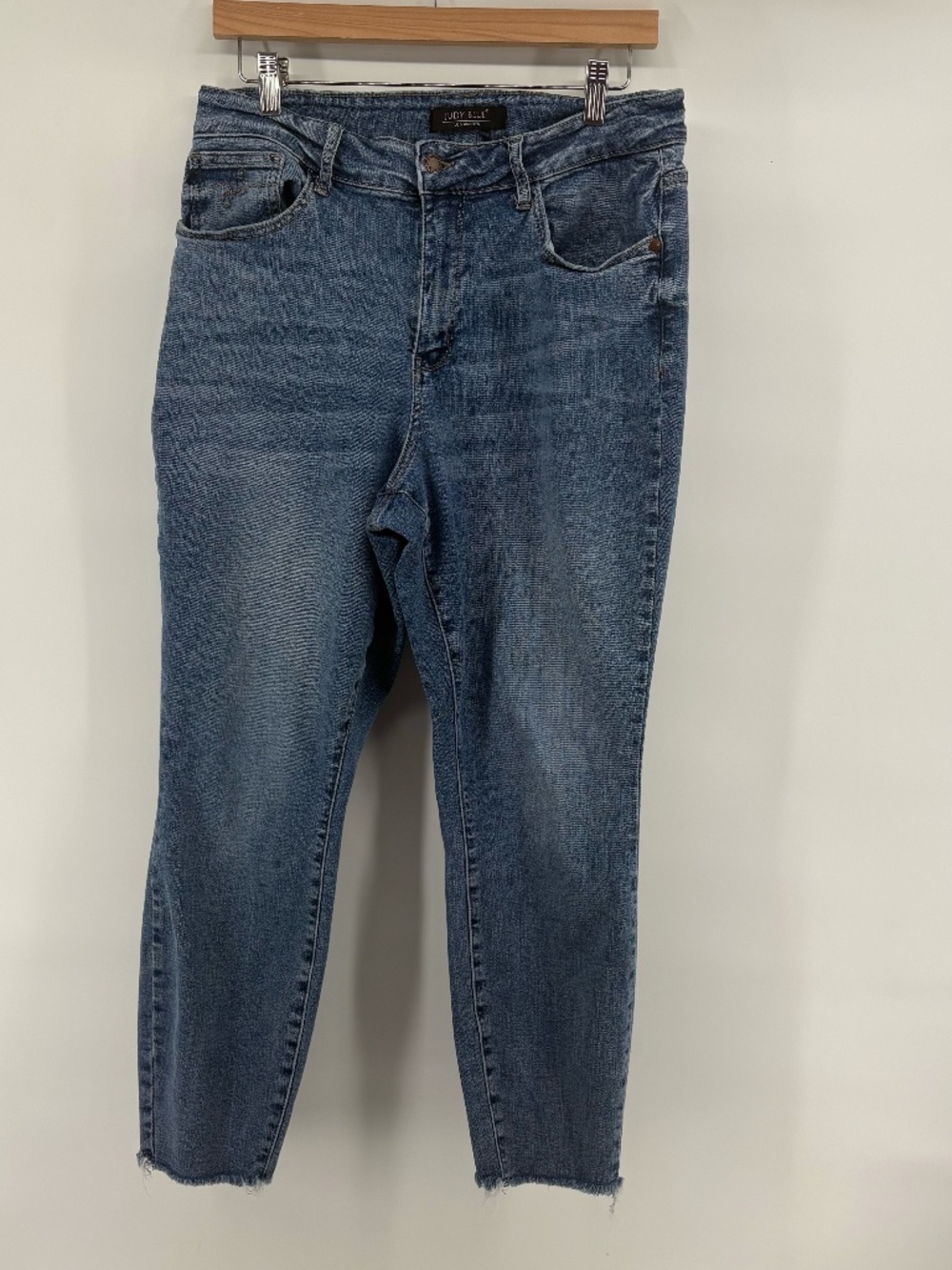 JUDY BLUE jeans dark wash full length high rise skinny jeans size 16W
